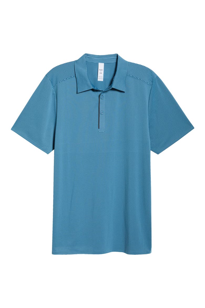 Approach Performance Polo, Alternate, color, ASH BLUE SEERSUCKER