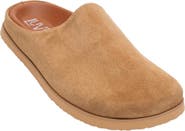 Forever & Always Shoes Space Suede Leather Slide Sandal