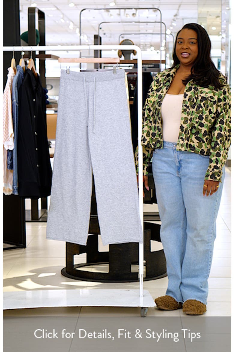 Cotton & Cashmere Straight Leg Pajama Pants video