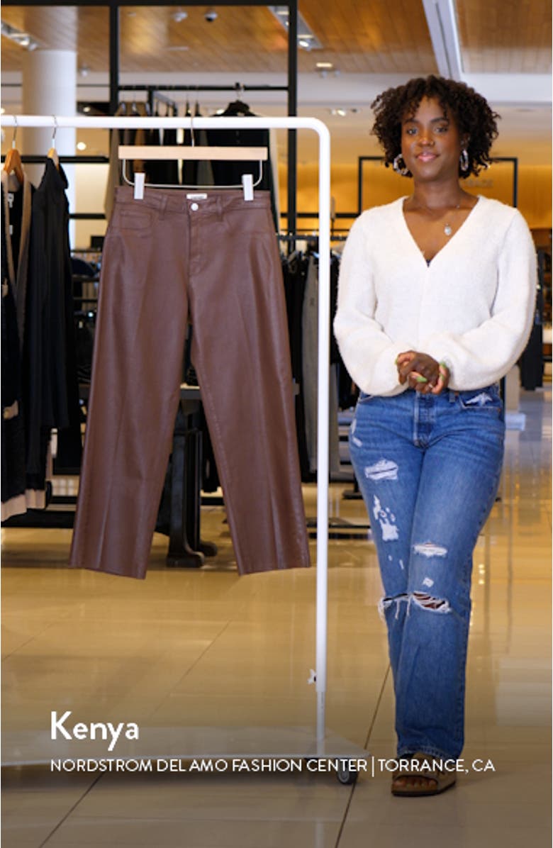 Wanda High Waist Crop Wide Leg Jeans, sales video thumbnail