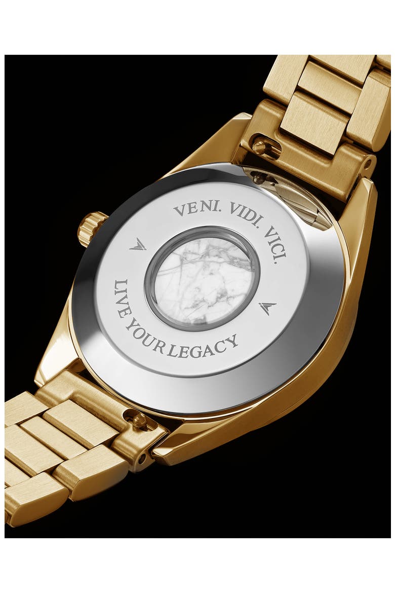 The Harper Bracelet Watch, 29mm, Alternate, color, GOLD/GREEN