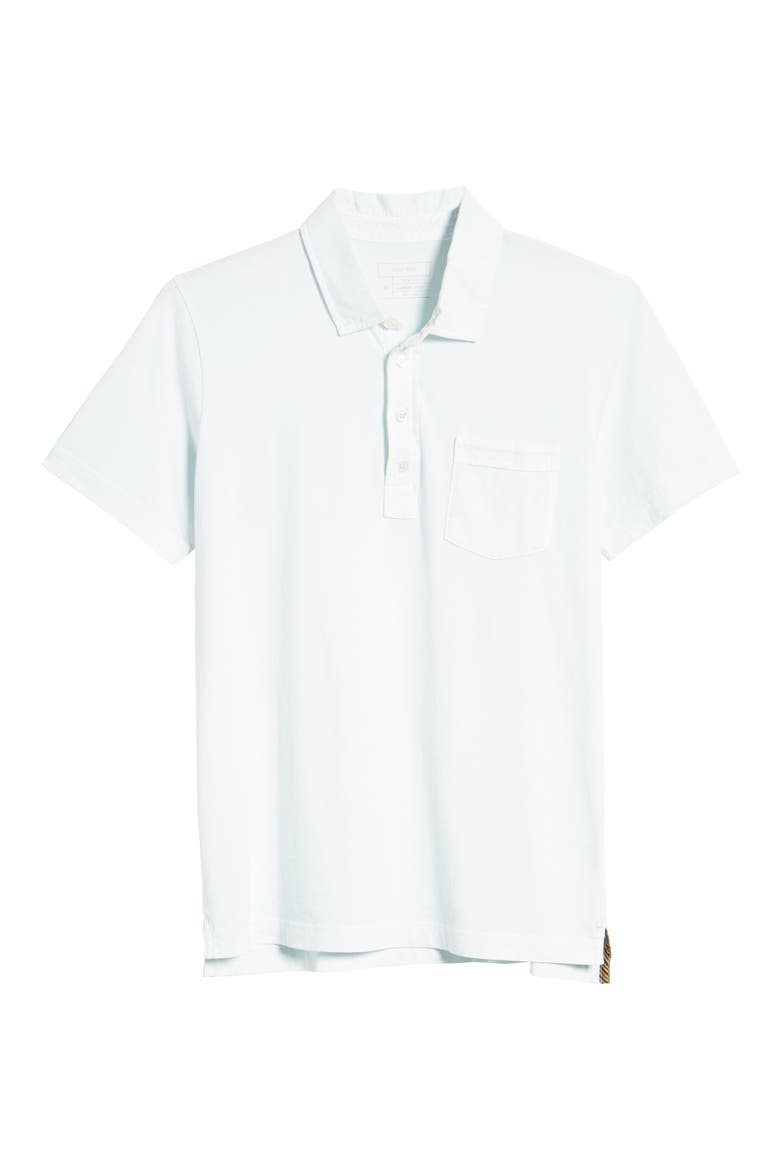 Pensacola Slim Fit Garment Dye Polo, Alternate, color, PALE BLUE