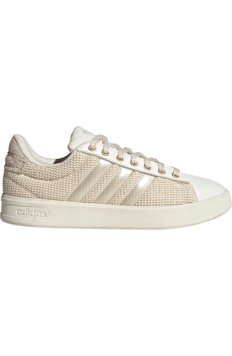 adidas Grand Court 3.0 Sneaker, Alternate, color, Non-Dyed/ Ice Gold/ Linen