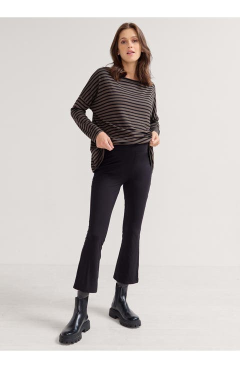 The Maternity Bodyflex Crop Flare Legging