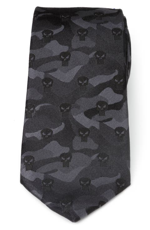 x Marvel The Punisher Silk Tie