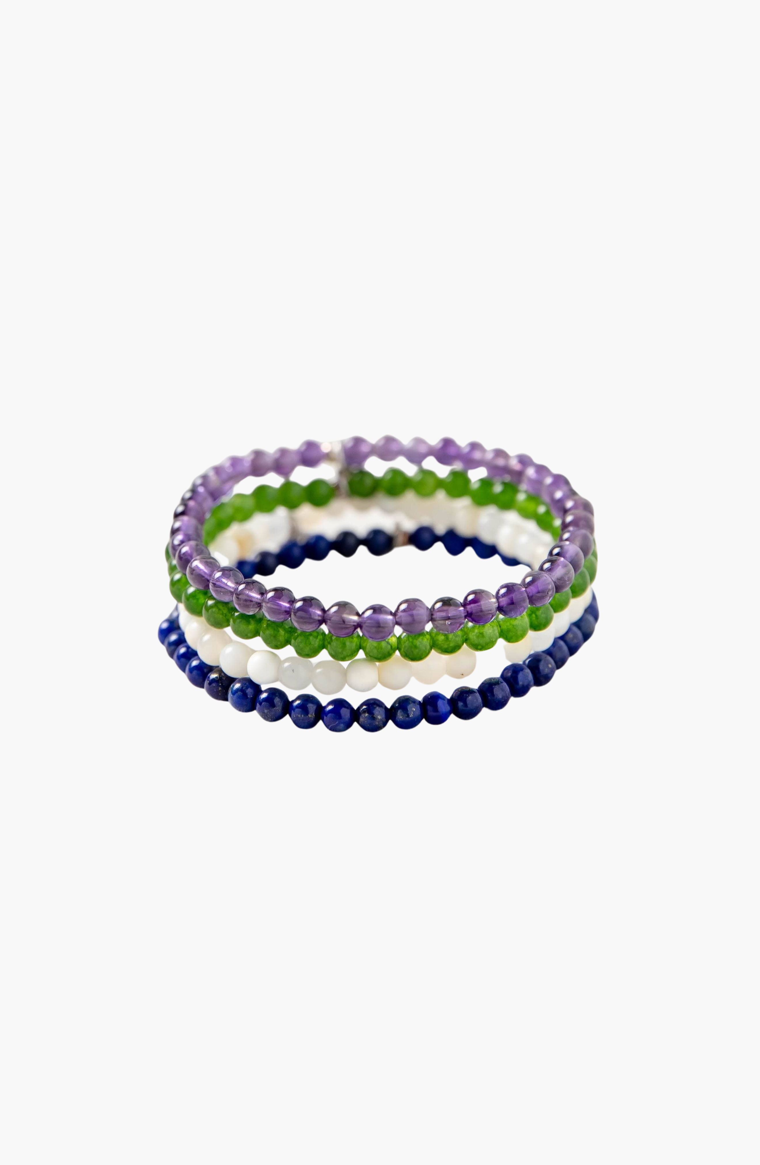 selected Green / Purple / Blue / White