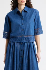 Elie Tahari The Laylee Denim Shirt