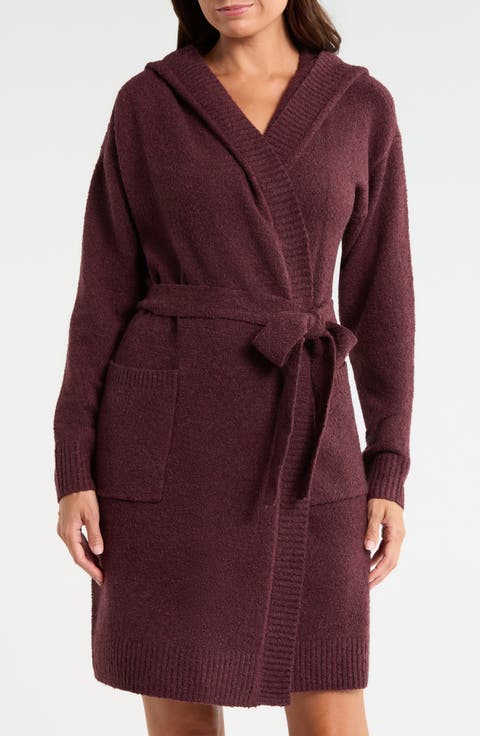 Cloud Soft Hooded Short Robe