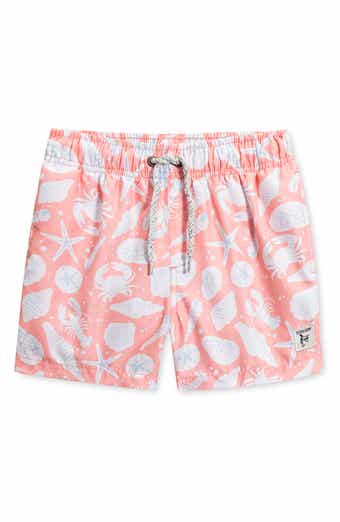 THE ENDLESS SUMMER Kids' Lobster Print Volley Swim Trunks