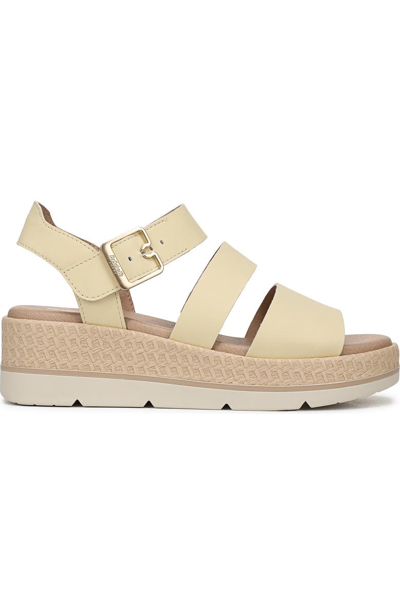 Dr. Scholl's Once Twice Platform Wedge Sandal, Alternate, color, Butter Yellow