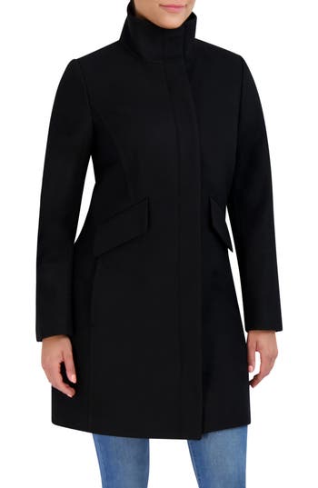 Cole Haan Signature Wool Blend Melton Coat