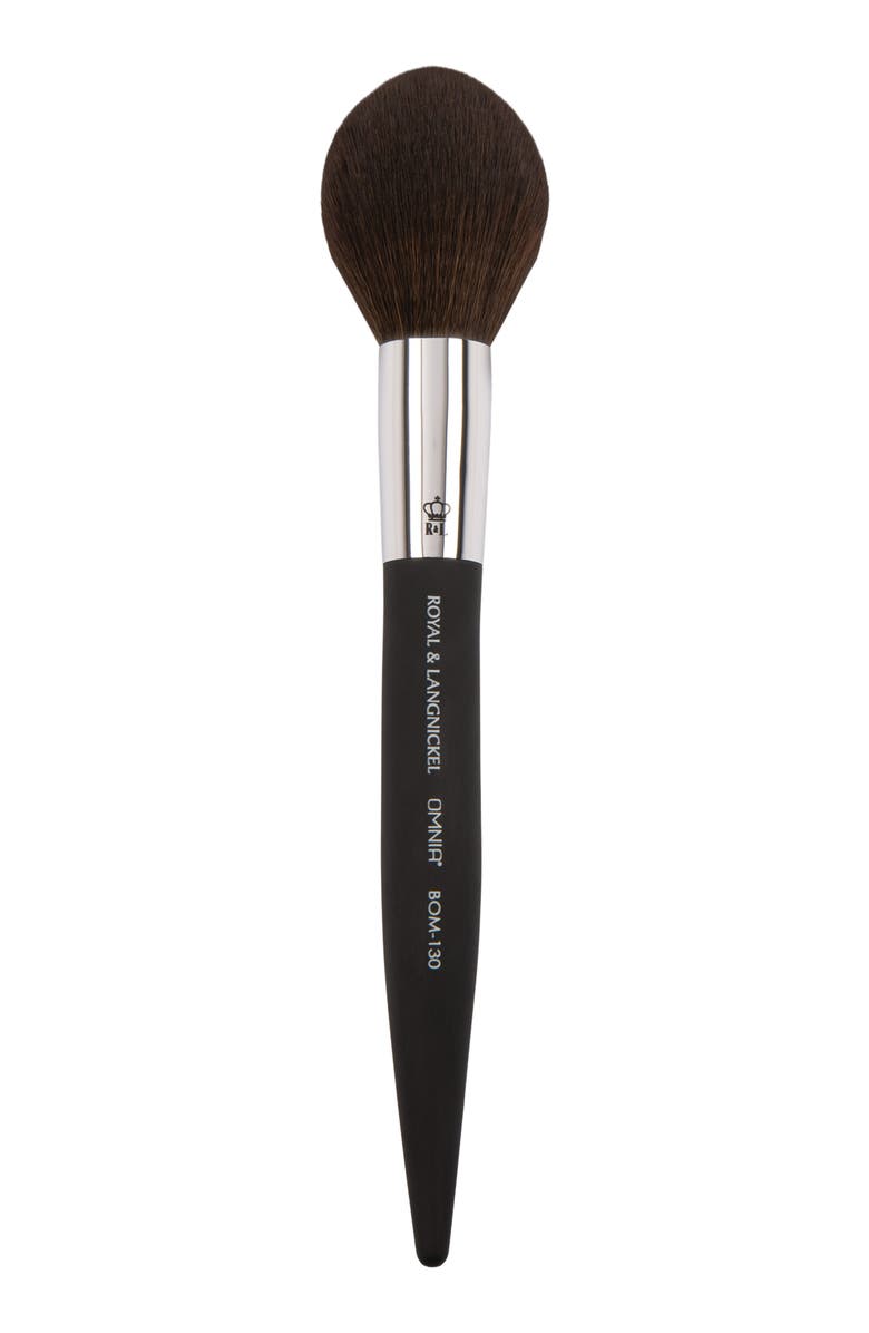OMNIA Brush Pro Pointed Blush Makeup Brush, Main, color, Black