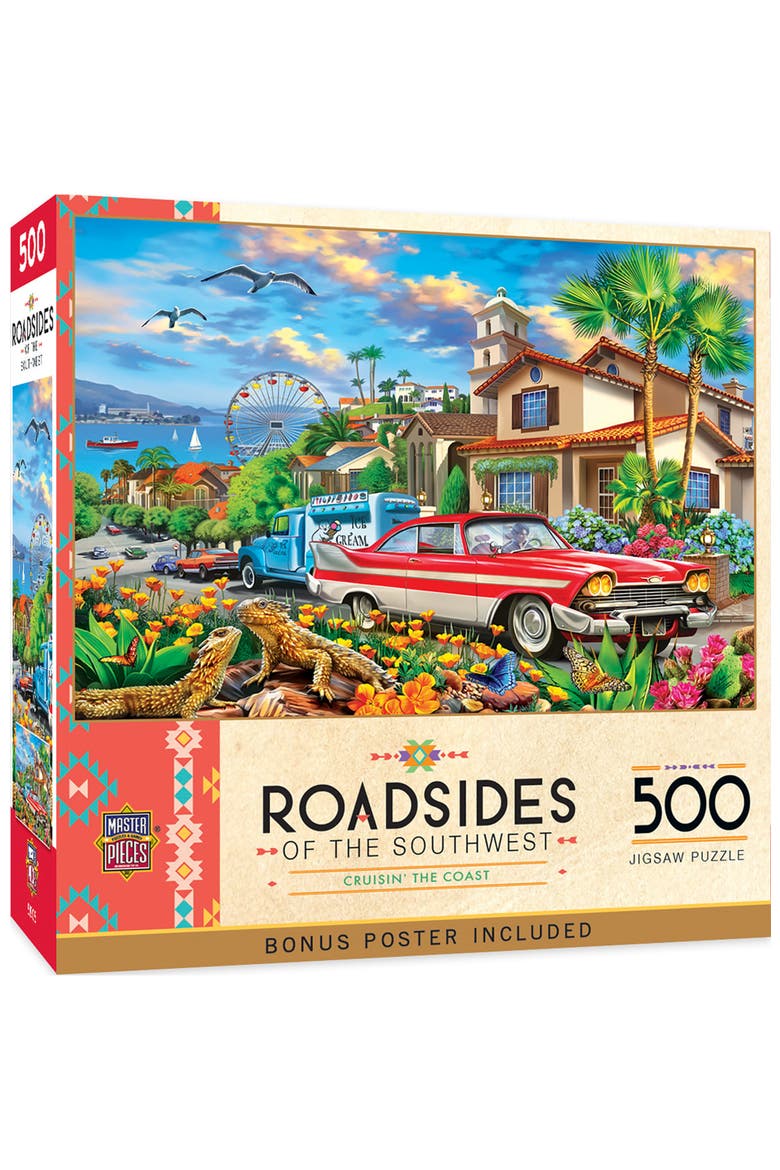 Cruisin' the Coast 500 Piece Puzzle, Main, color, Multicolor