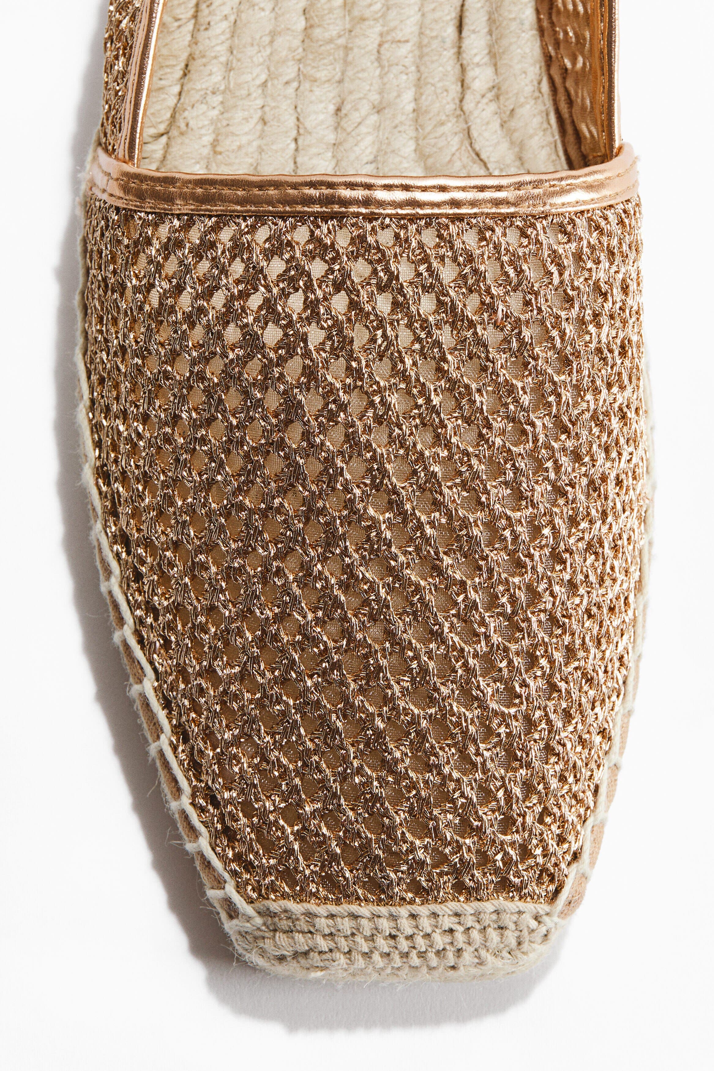 H&M Espadrilles, Alternate, color, Gold-Colored