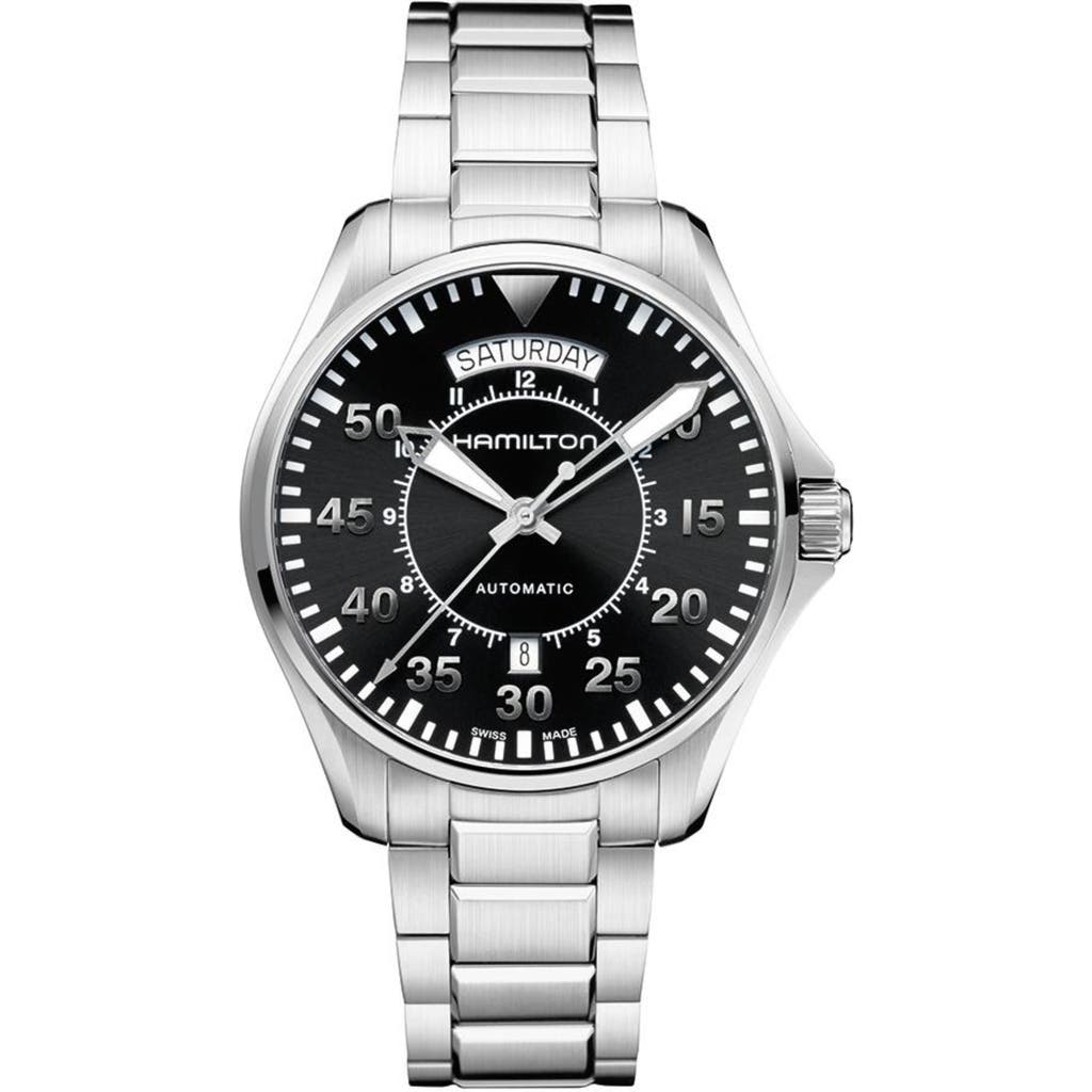 Hamilton Khaki Aviator Automatic Bracelet Watch, 40mm