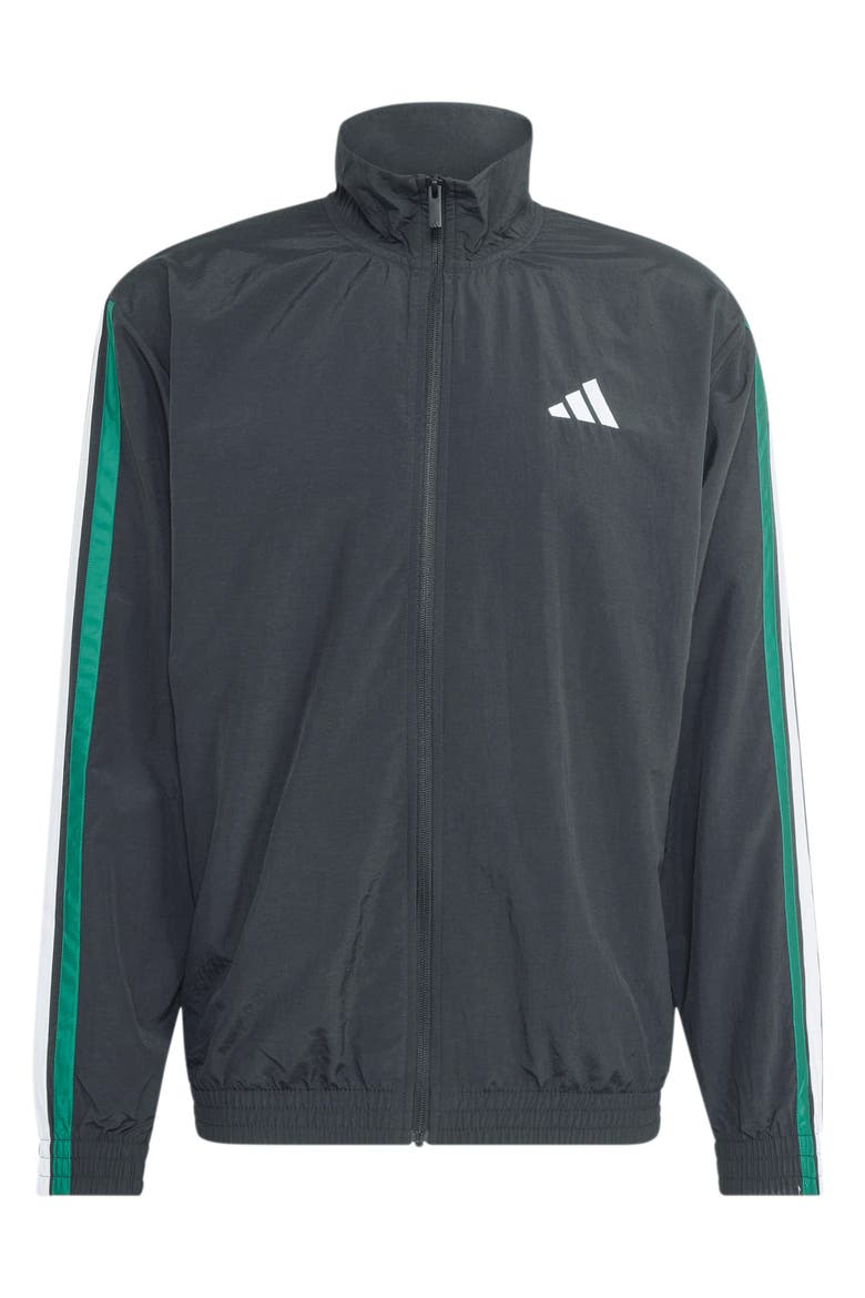 x Farm Rio House of Tiro Track Jacket, Alternate, color, BLACK/ GREEN/ WHITE/ SCARLET