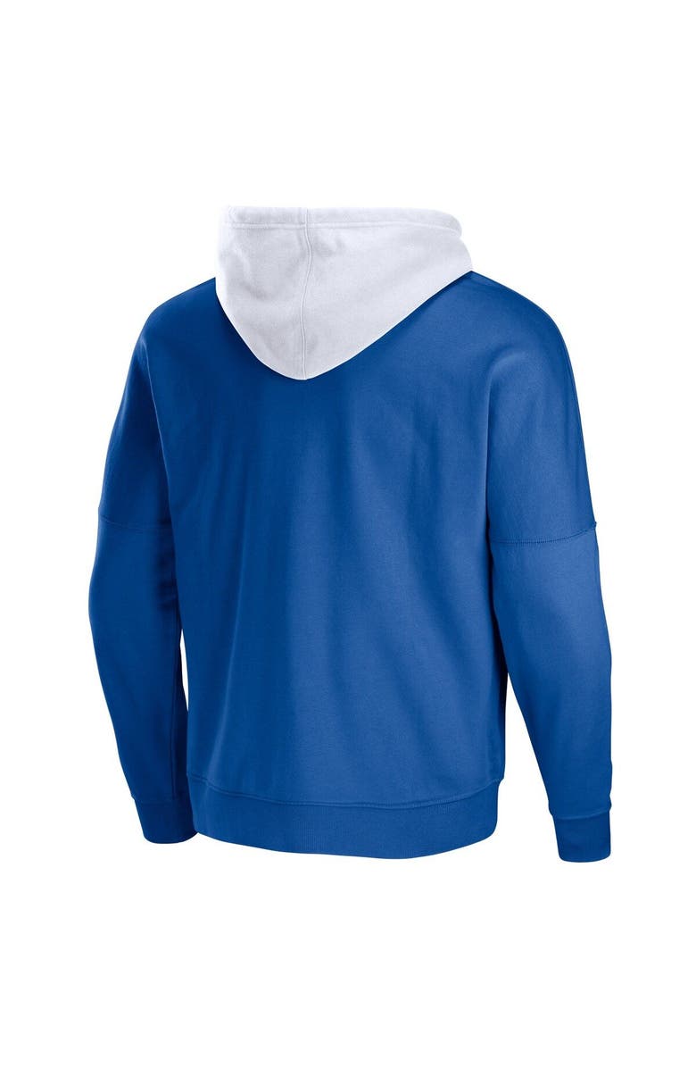 STAPLE Men's NFL x Staple Blue Indianapolis Colts Throwback Vintage Wash Pullover Hoodie, Alternate, color, Blue