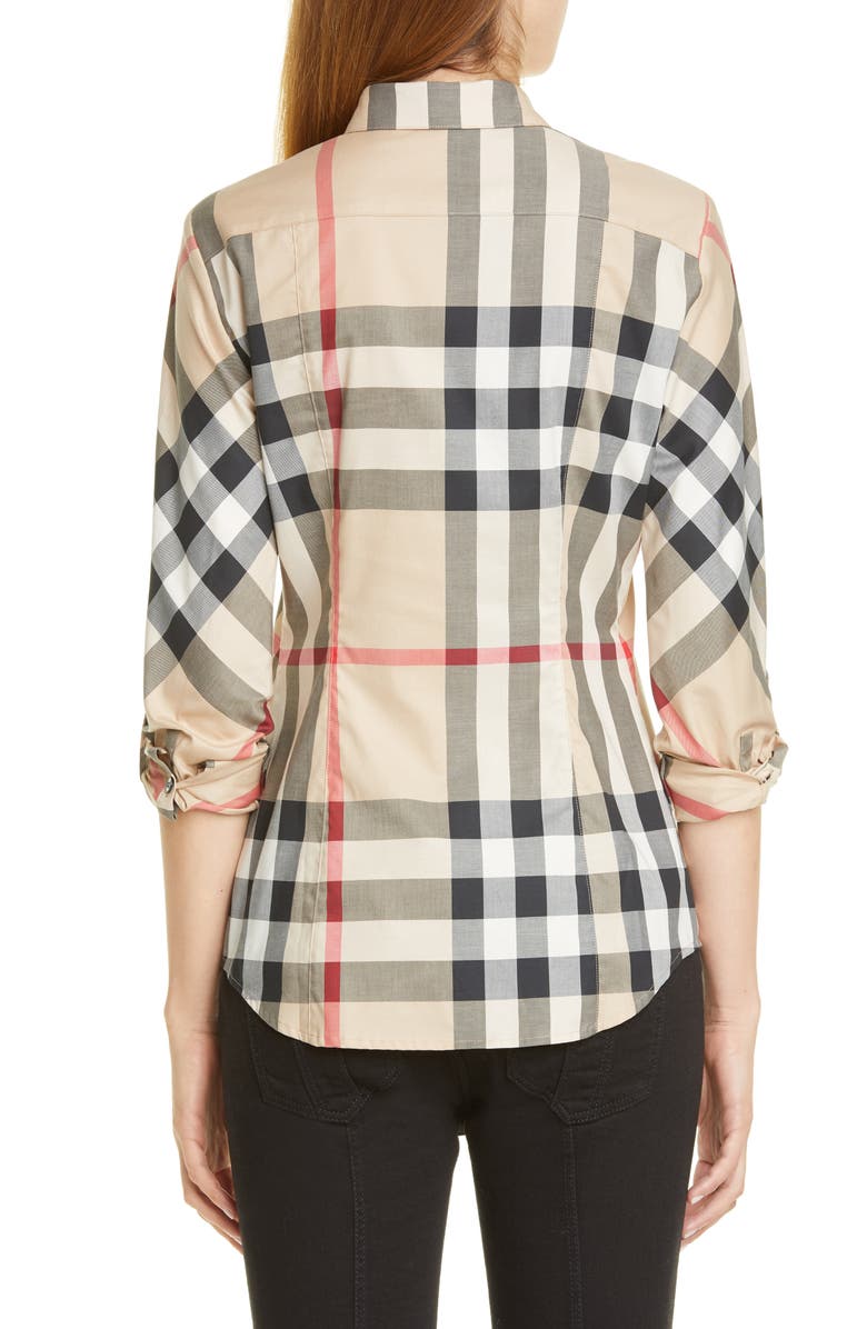 Burberry Check Shirt, Alternate, color, 