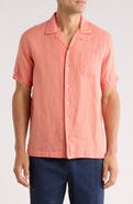 Brooks Brothers Regular Fit Linen Camp Shirt