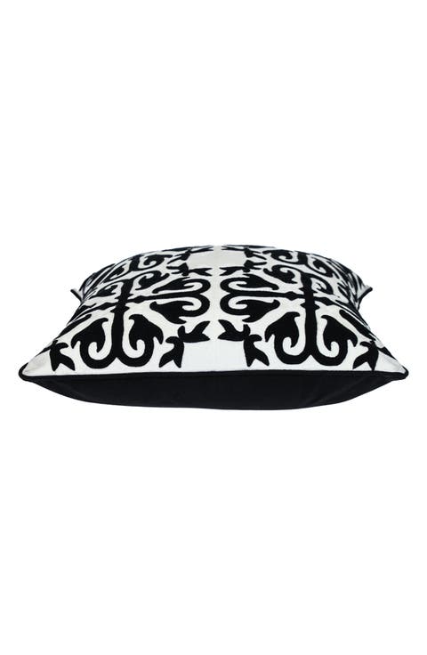 Ceti Embroidered Throw Pillow