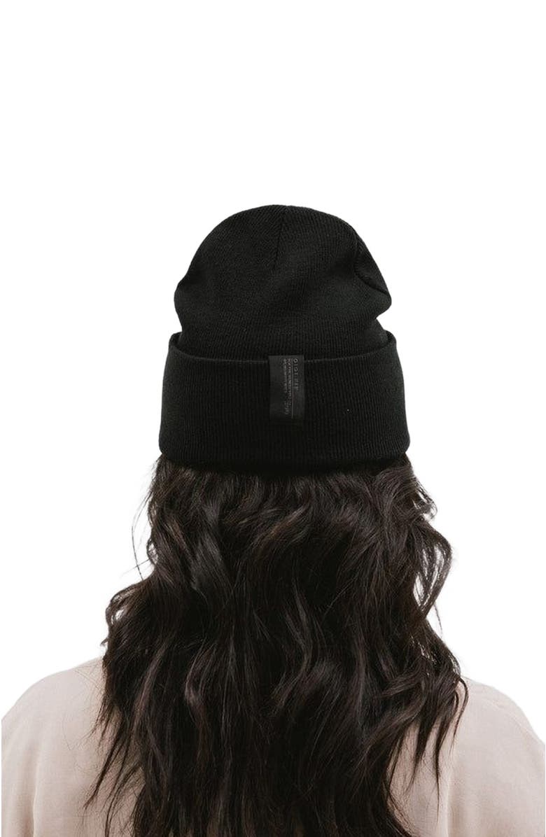 Gigi Pip Shay Soft Knit Beanie, Alternate, color, Black