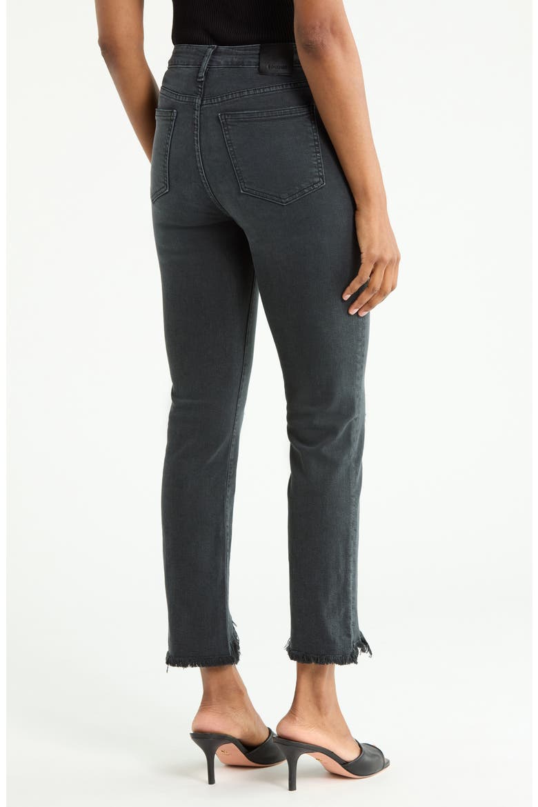 River High Waist Straight Leg Jeans, Alternate, color, VINTAGE NOIR