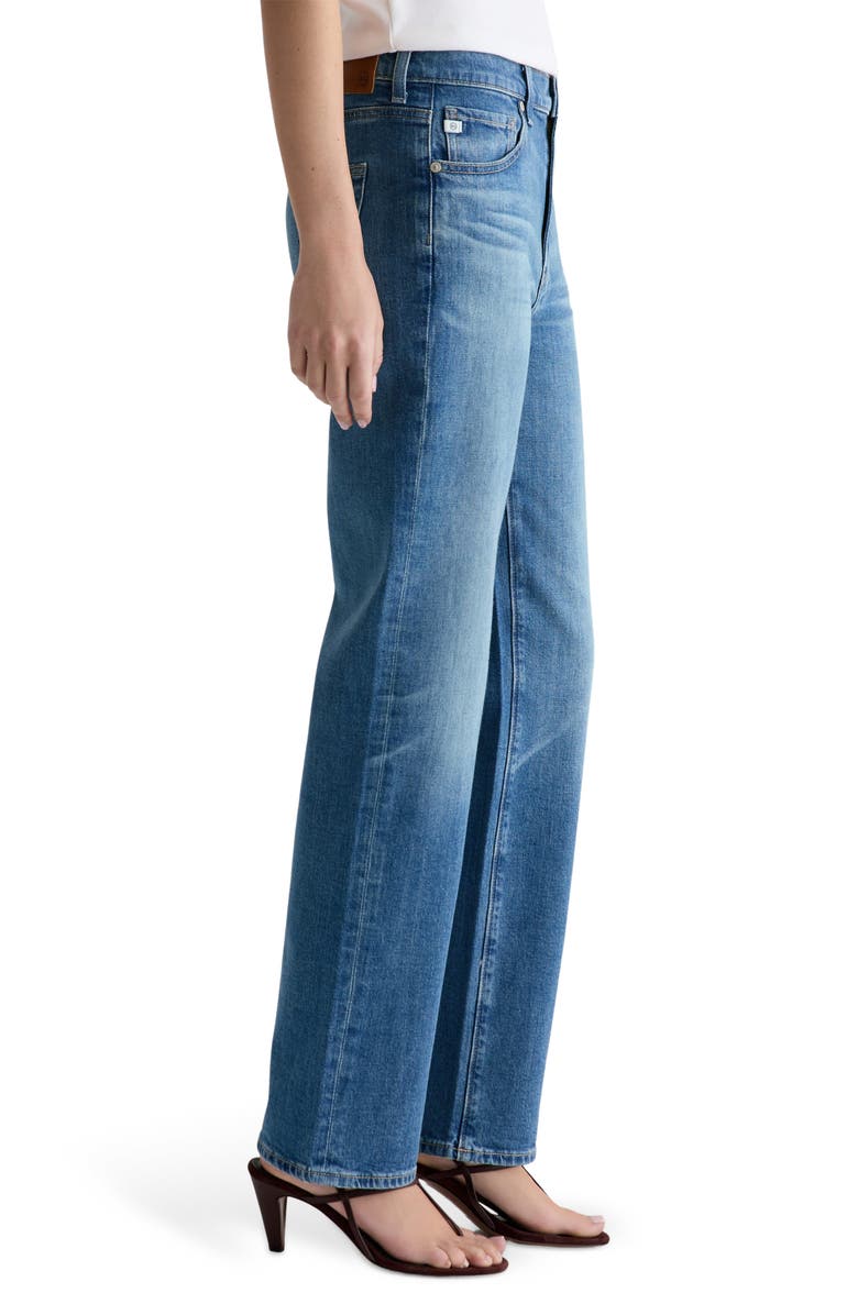 AG Brinley Mid Rise Straight Leg Jeans, Alternate, color, Owens Valley