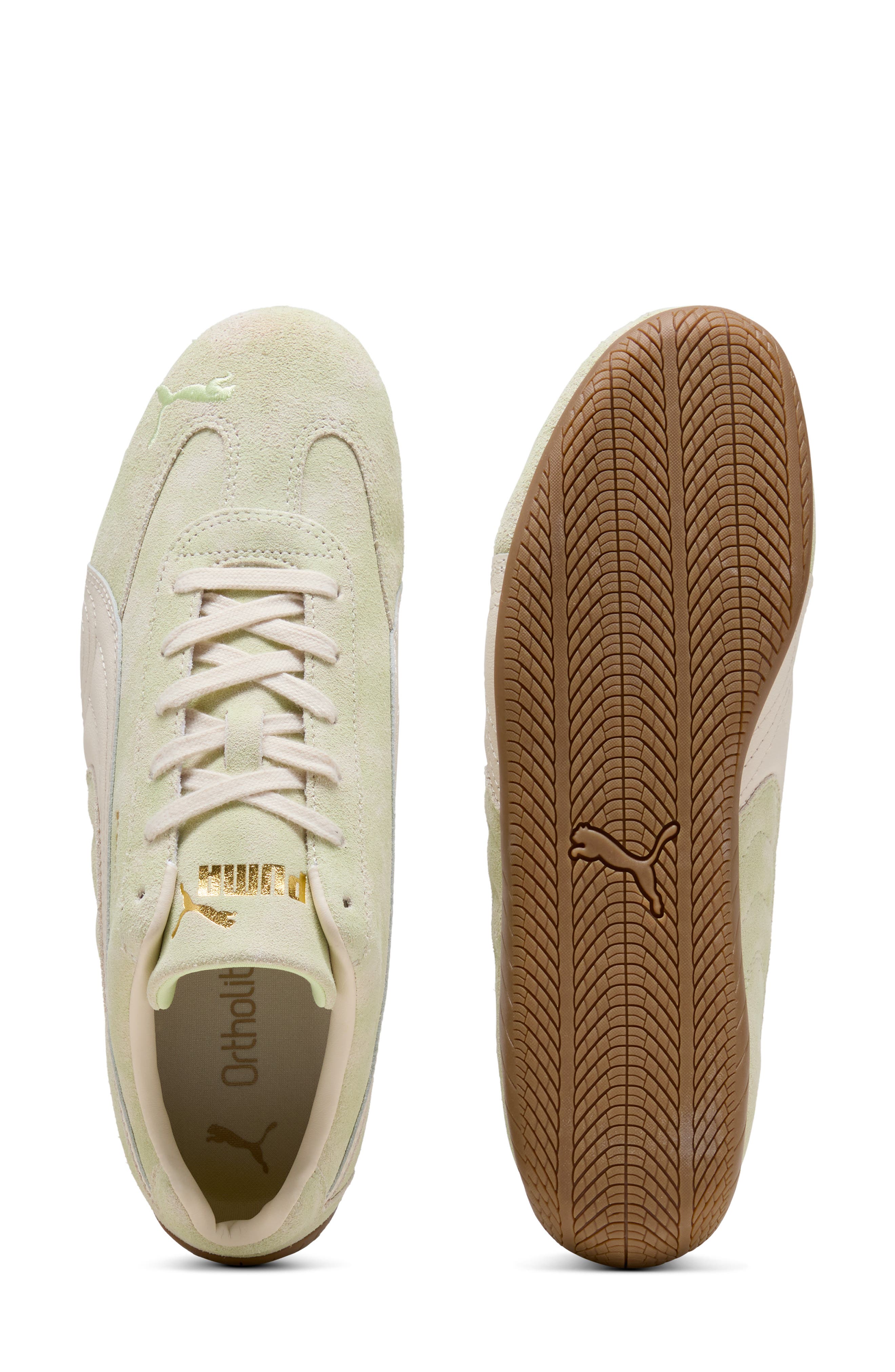 PUMA Speedcat Faded Sneaker, Alternate, color, Cool Cucumber/ Alpine Snow