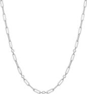ANIA HAIE Bezel Cubic Zirconia Station Chain Necklace