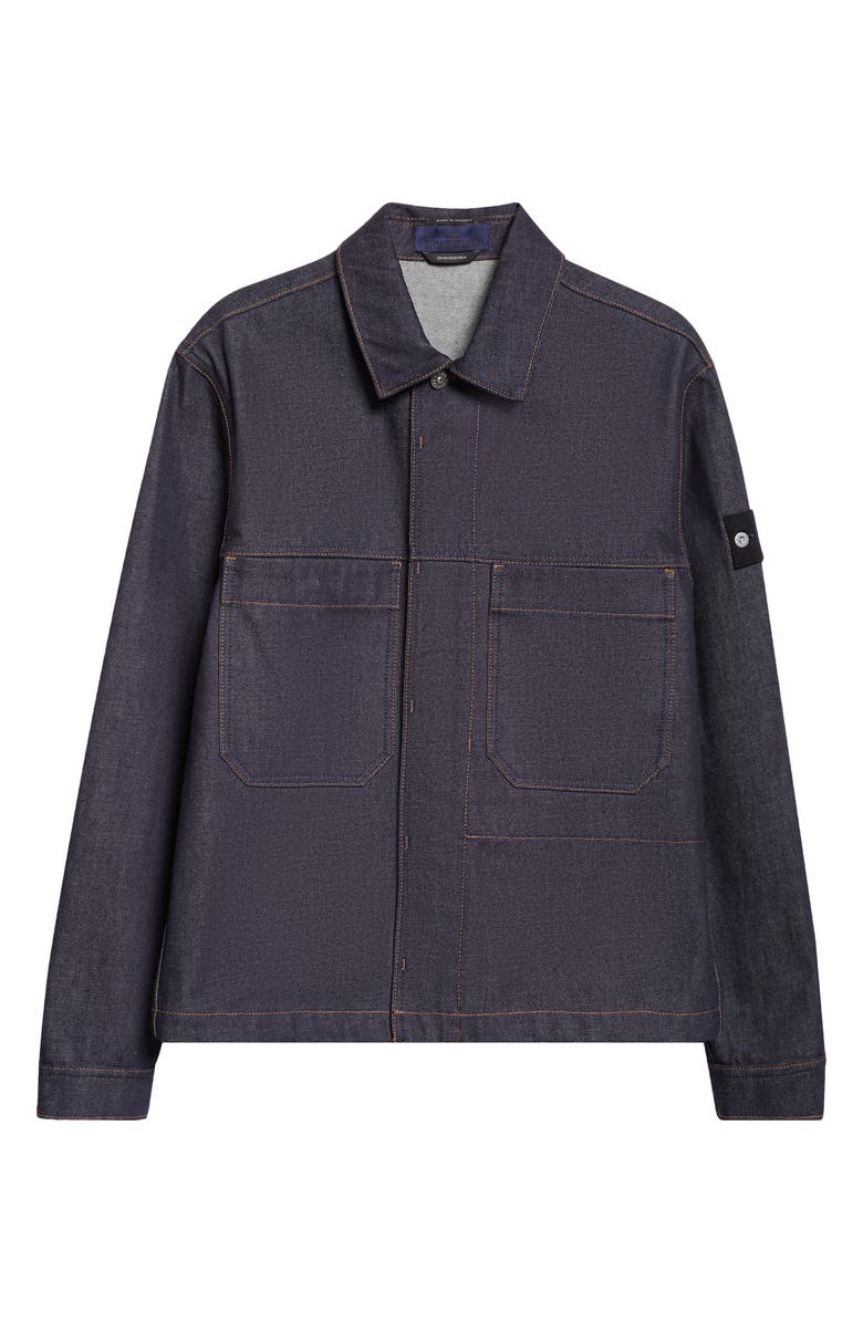 Stone Island Denim Jacket, Alternate, color, Vj200 Indigo Denim-Raw
