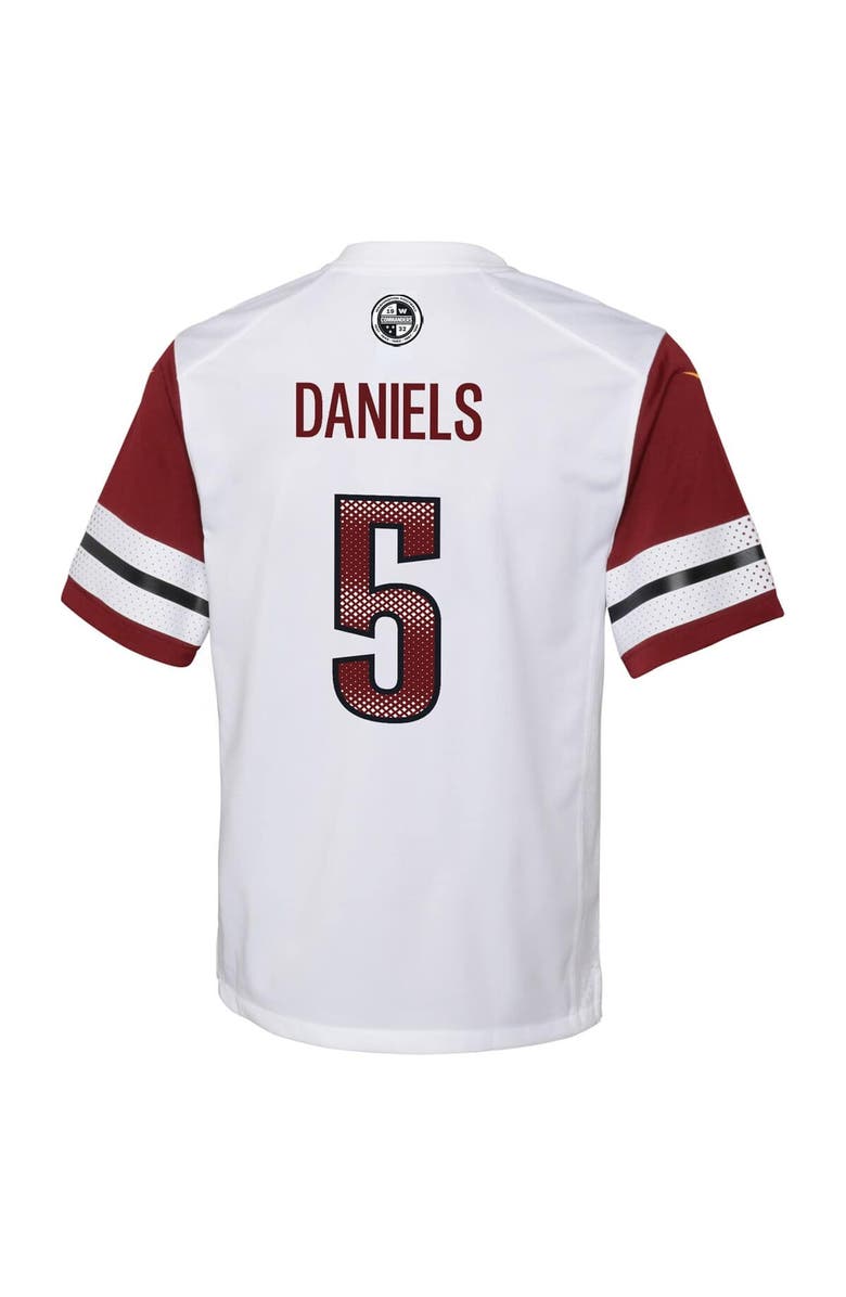 Nike Youth Nike Jayden Daniels White Washington Commanders Game Jersey, Alternate, color, White