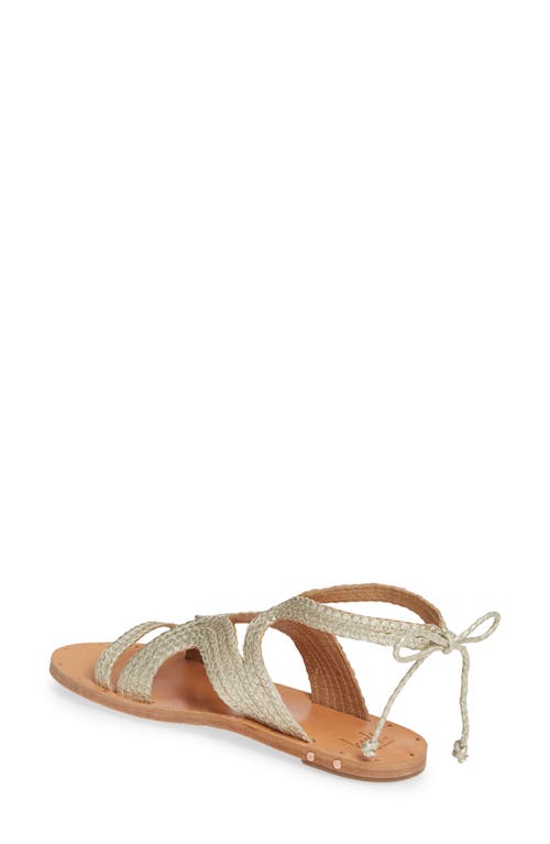 Beek Cuckoo Ankle Tie Sandal In White
