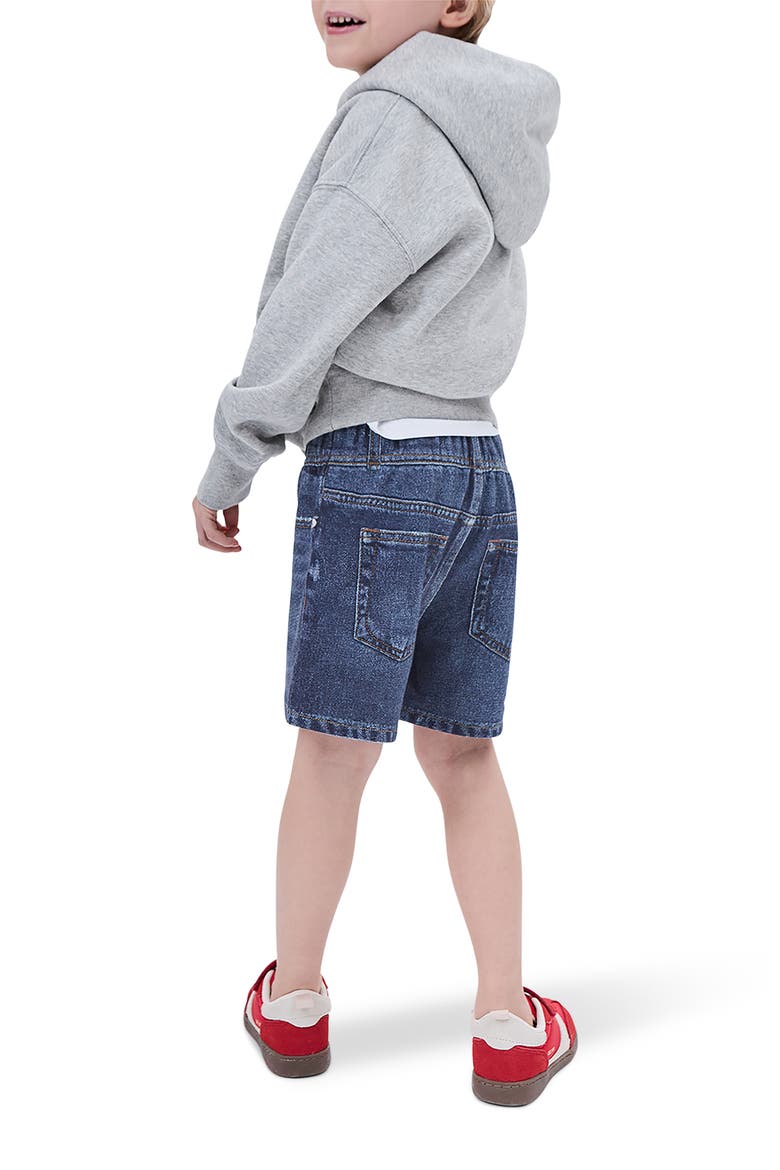 Kids' Mini rb Miramar Pull-On Faux Denim Shorts, Alternate, color, SCOTT