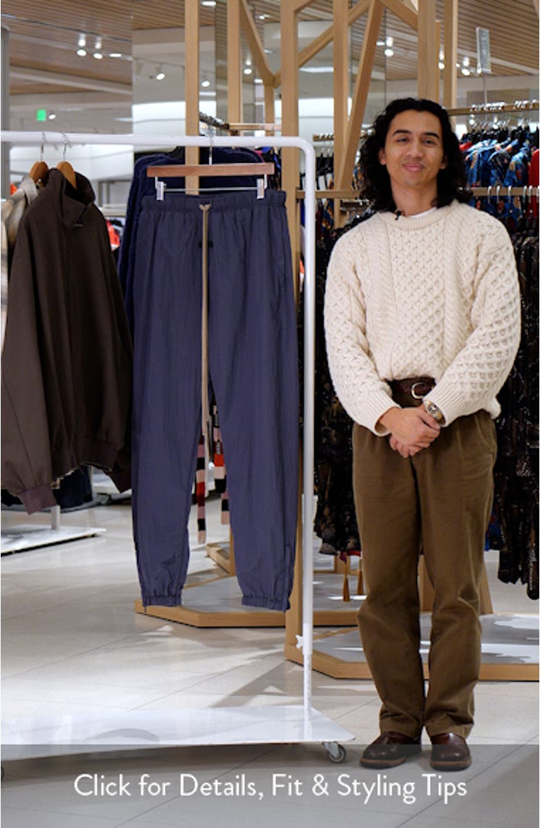 Nylon Ripstop Track Pants, sales video thumbnail