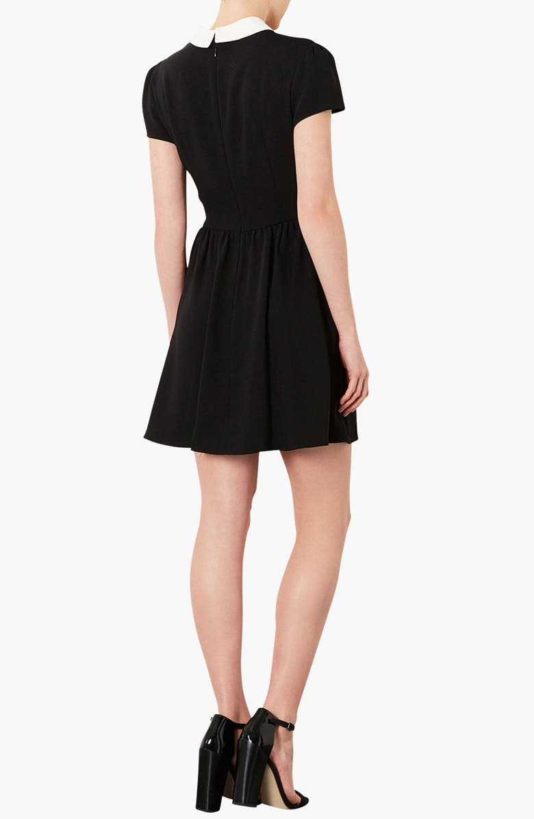 Topshop 'Florence' Peter Pan Collar Dress, Alternate, color, 