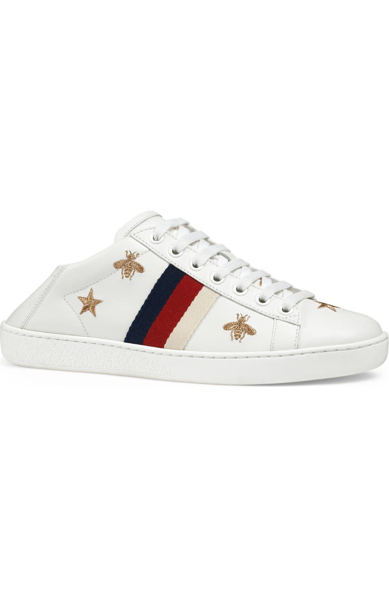 Gucci New Ace Convertible Heel Sneaker, Alternate, color,