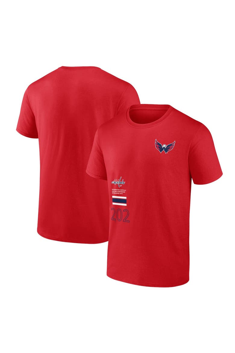 Men's Fanatics Branded Red Washington Capitals Represent T-Shirt, Main, color, Red