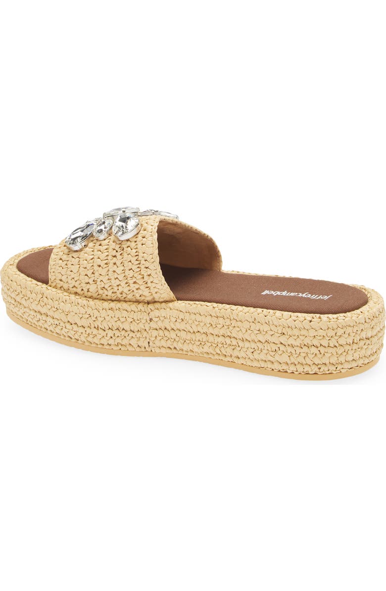 Jeffrey Campbell Jicaro Espadrille Platform Sandal, Alternate, color, Natural Clear