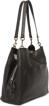 AMERICAN LEATHER CO. Austin Leather Bucket Bag