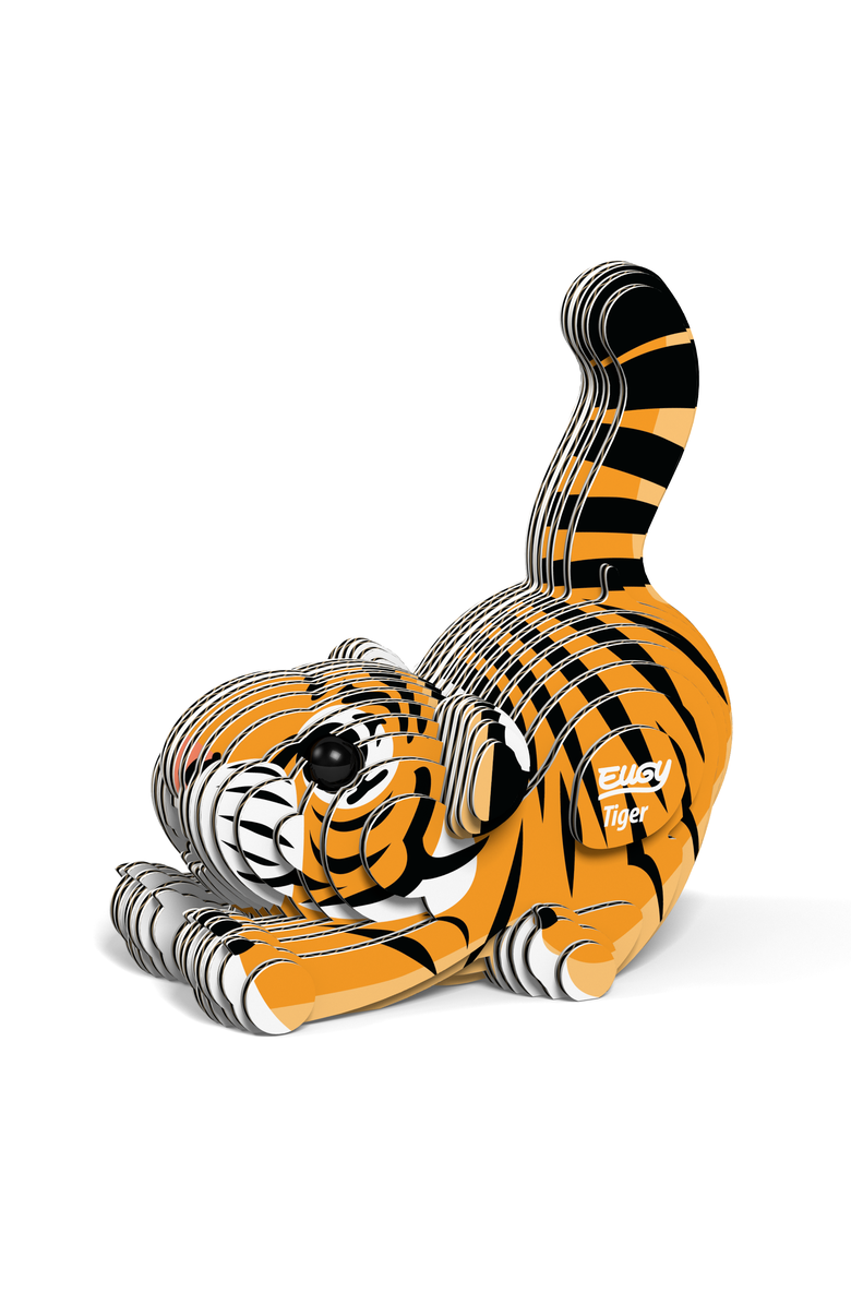 Eugy Puzzles Tiger 3D Puzzle, Alternate, color, NO COLOR