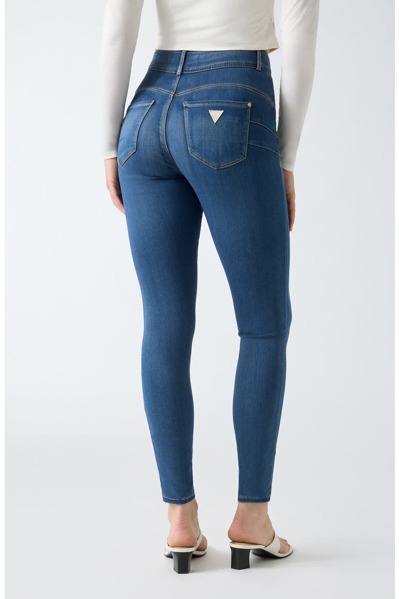 Shape Up Ankle Skinny Jeans, Alternate, color, BLUE