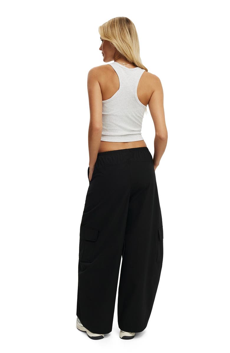 COTTON ON BODY Women's Active Woven Balloon Pant, Alternate, color, Black