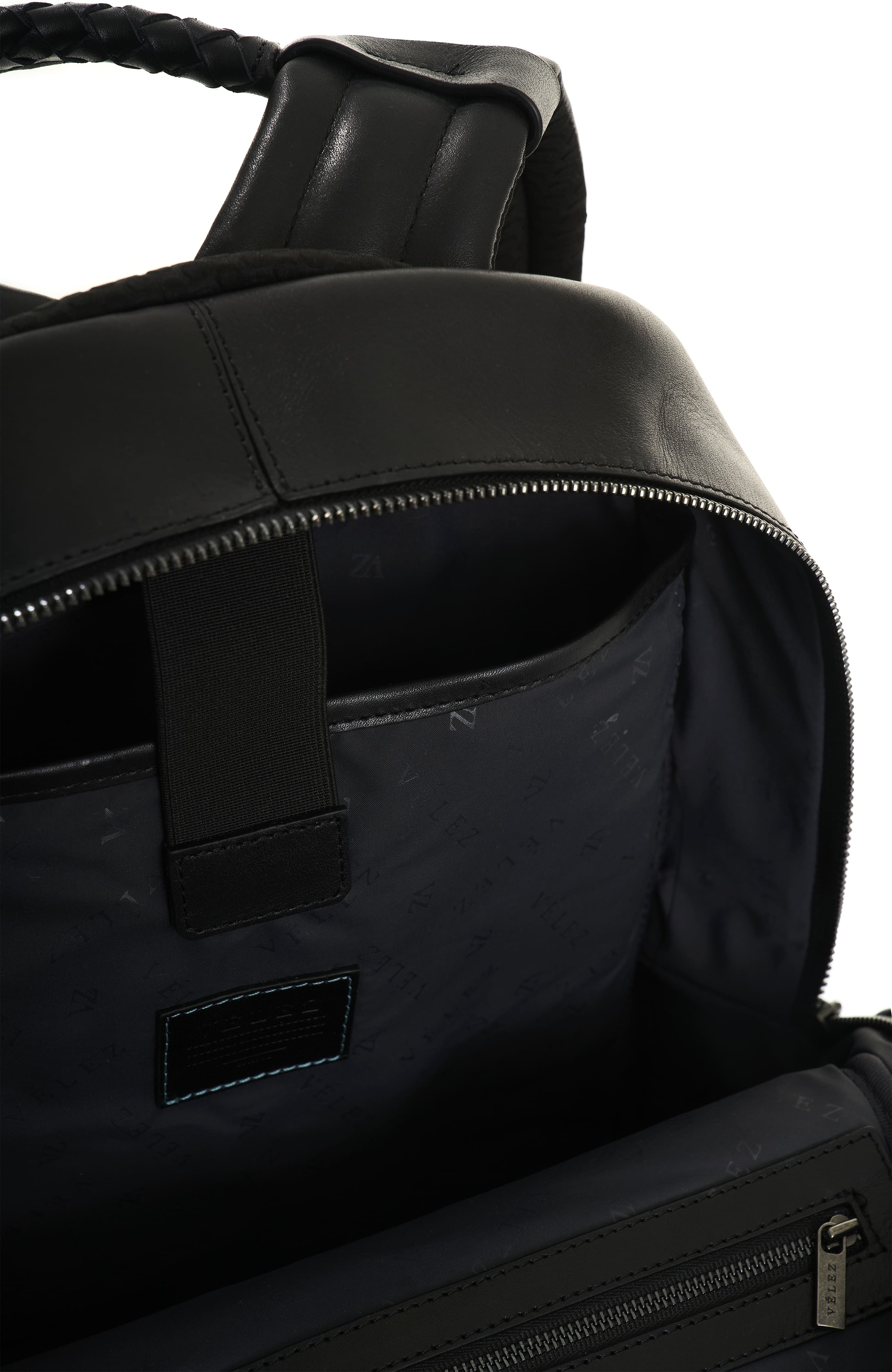 Velez Smooth Leather Backpack with Vintage Effect, Alternate, color, 