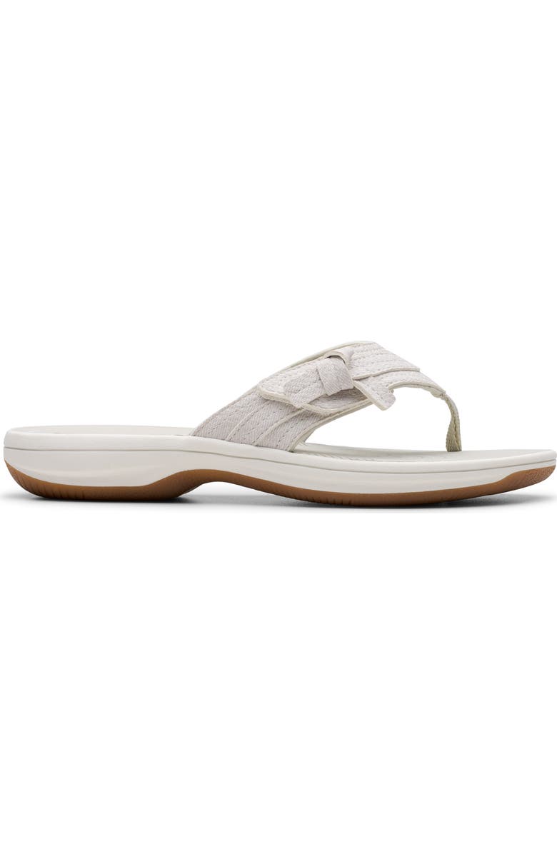 Clarks<sup>®</sup> Breeze Dalia Flip Flop, Alternate, color, Off White