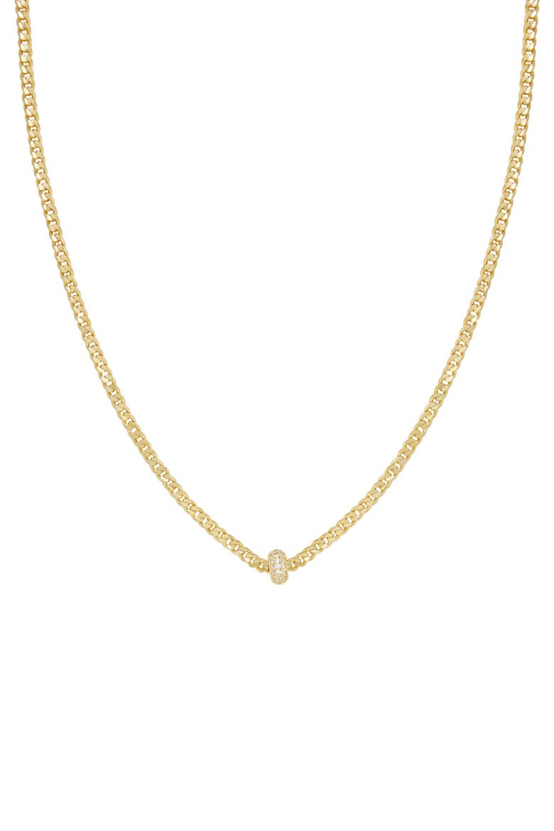 Chain Link Pendant Necklace, Main, color, GOLD