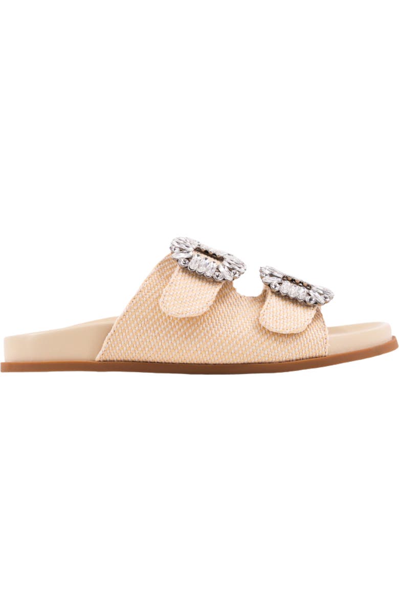SHUSHOP Bridget Sandal, Alternate, color, Bone Woven