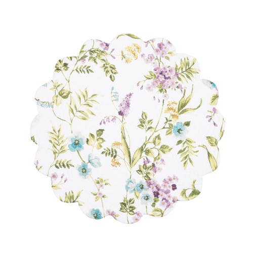 C & F Home C&f Home Carley Round Placemats Set Of 6, 17" In Green