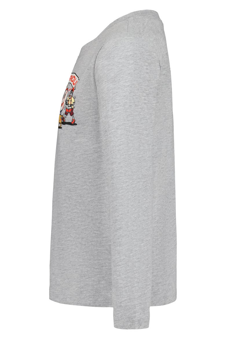 Kids' Parade Graphic Long Sleeve Performance T-shirt, Alternate, color, MOD GRAY HEATHER