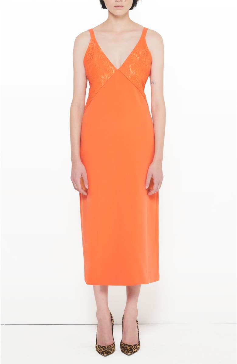 AS by DF Calabria Dress, Main, color, Blood Orange