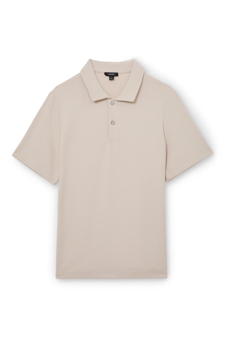 Kennedy Textured Polo, Alternate, color, STONE